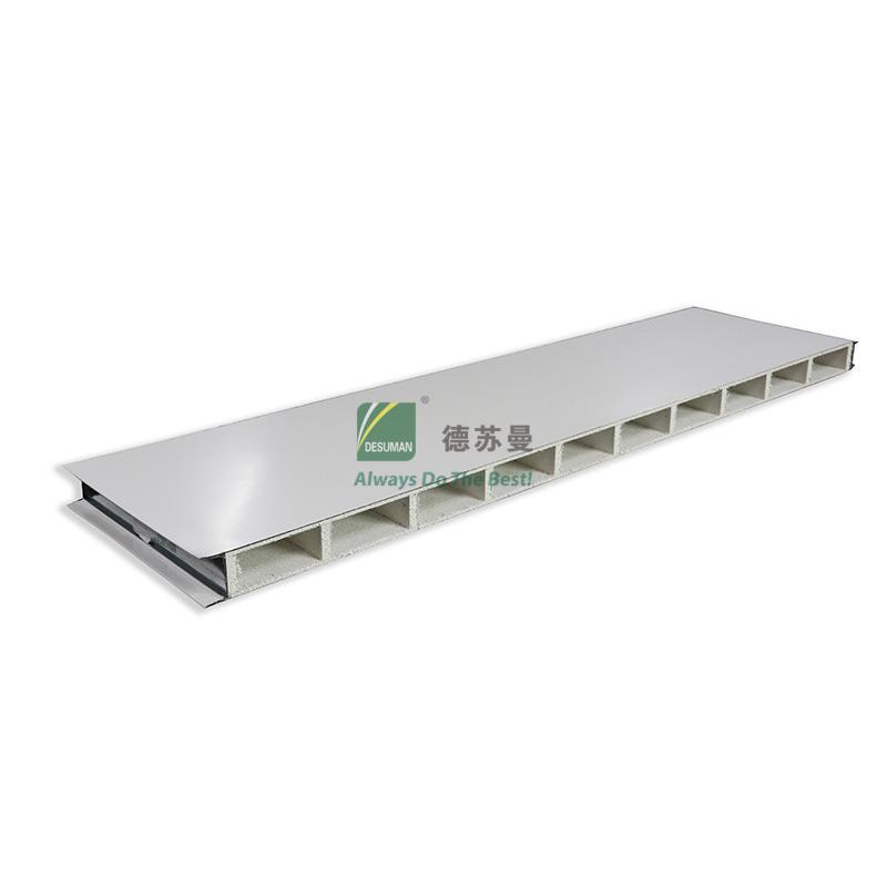 Hollow glass magnesium sandwich panel